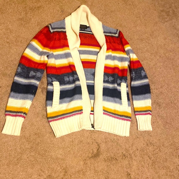 Pendleton Striped Cardigan - Picture 1 of 4